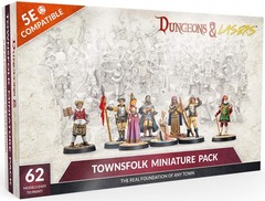 Townsfolk Miniature Pack by Dungeons & Lasers